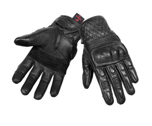 Black Riding Gloves Leather